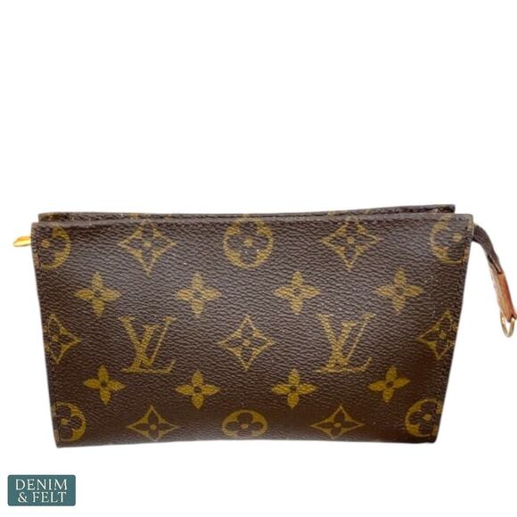 Louis Vuitton Bucket PM Monogram Canvas Pouch w/Tassel Charm Accessory SR1927 - Picture 5 of 15
